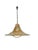This spheric design pendant lamp is handmade by German company Christallux. The large hat shaped hood is made of Amber...