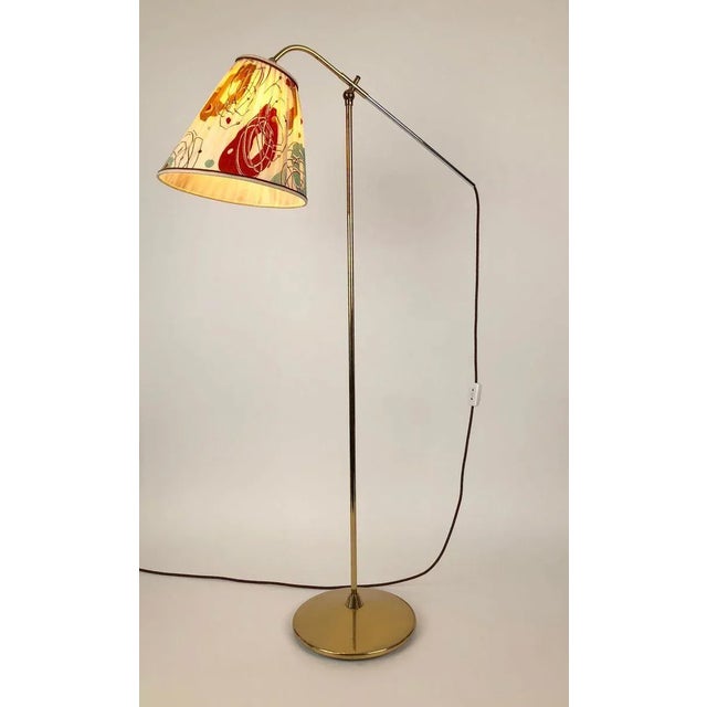 Mid-Century Modern Brass Floor Lamp from Rupert Nikoll, Austria, 1950s For Sale - Image 9 of 17
