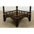 Wood Vintage Painted Square Low Table with Shell Découpage For Sale - Image 7 of 11