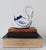 Blue Vintage Blue & White Hand Painted Portuguese Ceramic Swan Planter For Sale - Image 8 of 14