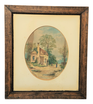 Samuel Wagstaff, Keswick Lane, 1898, Watercolor, Framed