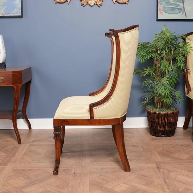 American Upholstered Side Chair For Sale - Image 4 of 12