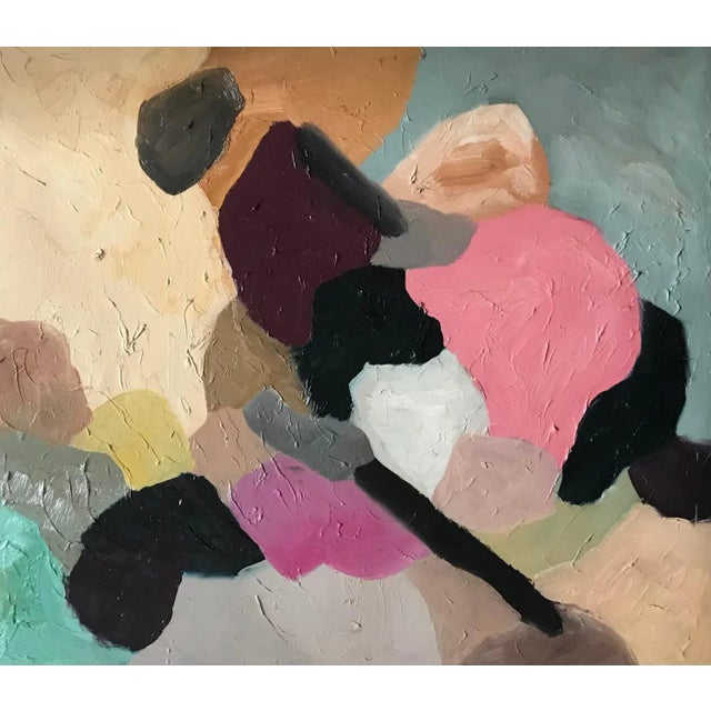 Franz Stirnimann, Composition, Oil on Canvas For Sale - Image 9 of 9