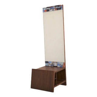 Shelf with Mirror by Siva Poggibonsi, Italy, 1960s For Sale