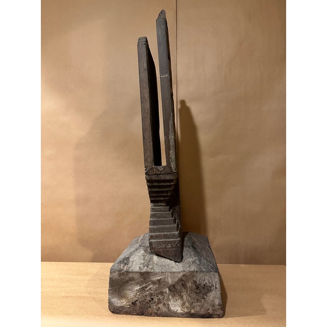 Asian Antique Indonesian Tobacco Leaf Cutting Stand For Sale - Image 3 of 11