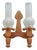 Large Double Wall Light from Guillerme Et Chambron, 1970 For Sale