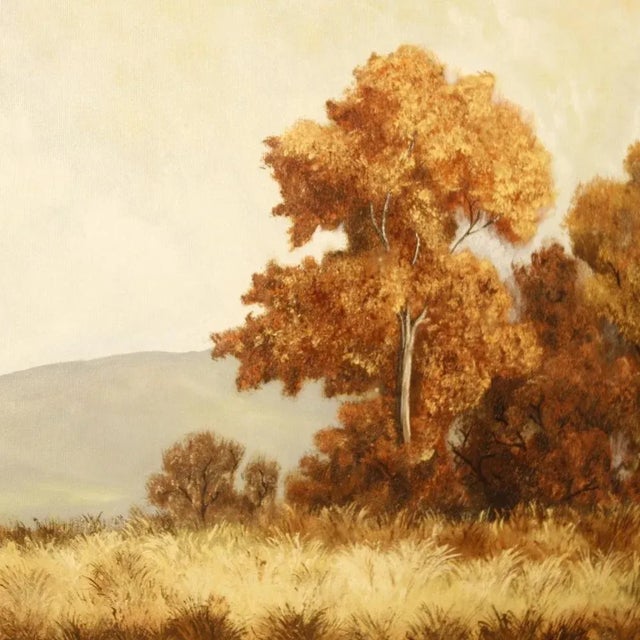 Italian Artist, Landscape, 1984, Oil on Canvas, Framed For Sale - Image 10 of 13