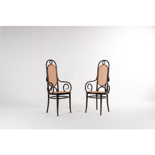 Bentwood Armchairs by Michael Thonet for Thonet, 1980s, Set of 2 For Sale - Image 11 of 11