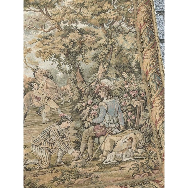 French Aubusson Tapestry by Jacquard, 1960s For Sale - Image 13 of 18
