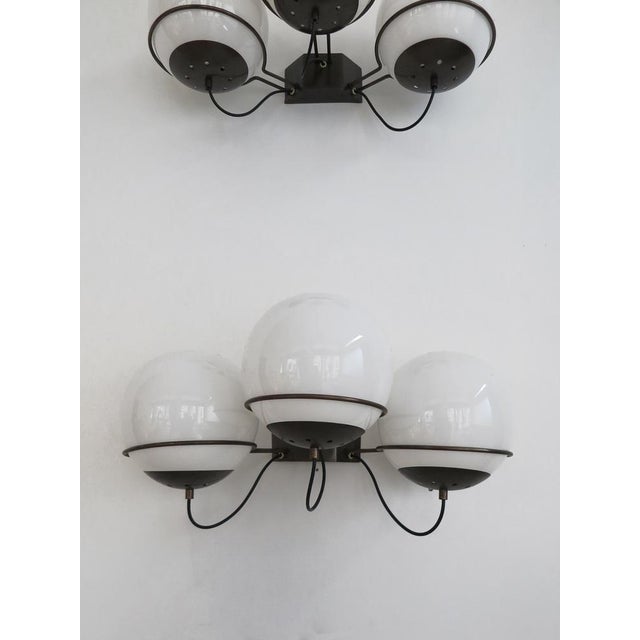 Metal Wall Lamps from Candle, Italy, 1960, Set of 2 For Sale - Image 7 of 18