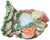 Majolica Vintage Majolica Turkey & Vegetable Tureen With Ladle – Cabbage Ware, Carrot & Corn Motif For Sale - Image 4 of 7