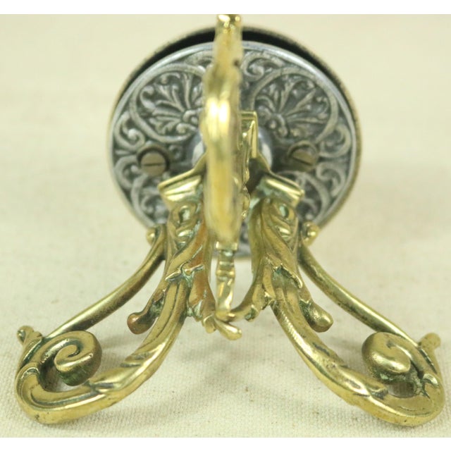 Unusual Late 19th Century Brass Desk Bell For Sale - Image 4 of 4