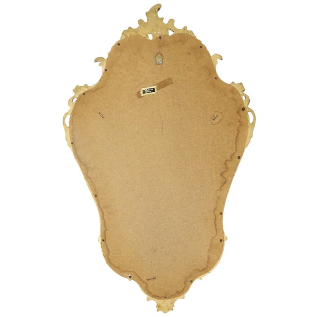Gilt Rococo-Style Mirror with Console, France, 1950s, Set of 2 For Sale - Image 16 of 17