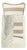 Outdoor Micro The Gift Cushion in Striped Beige and White by Lorenza Briola for Lo Decor For Sale