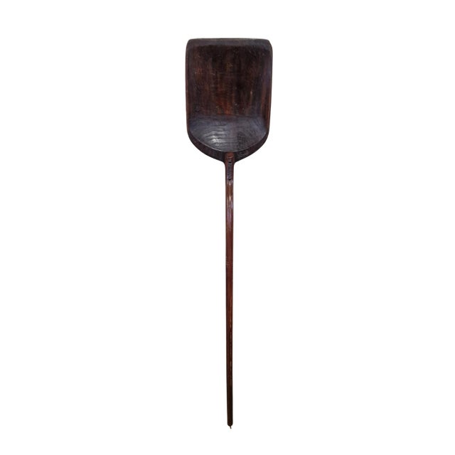 Handmade Wooden Shovel with Engraved Initials For Sale - Image 10 of 10