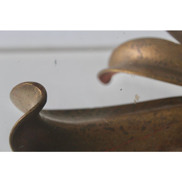 1970s Arthur Court Style Sculptural "Lily" Side Table For Sale - Image 9 of 11