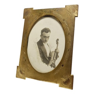 Bronze and Glass Rococo Frame, France, 1890s For Sale