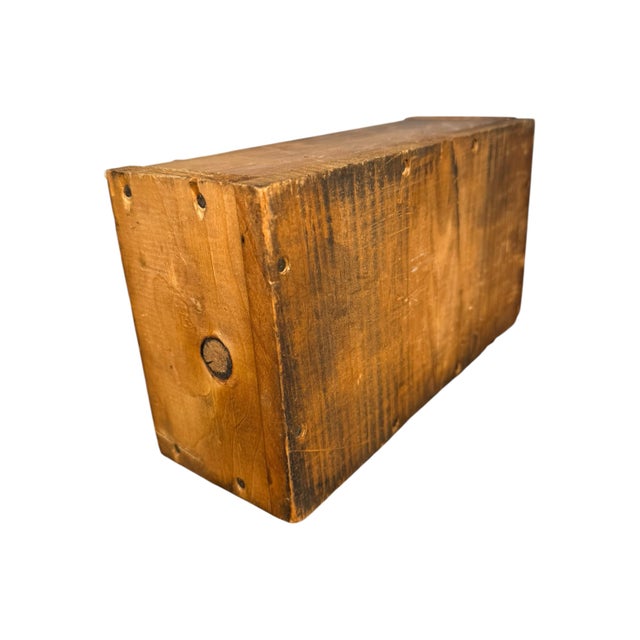 1950s Vintage Wooden Machinist Drawer For Sale - Image 5 of 12