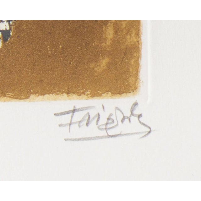 Abstract Color Etching by Johnny Friedlaender For Sale In Indianapolis - Image 6 of 7