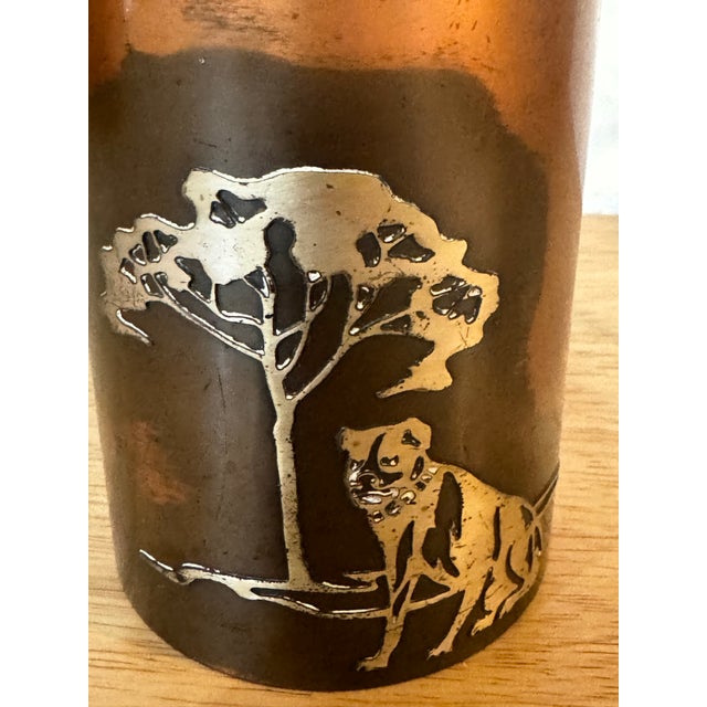 American 1910s Bronze/Copper & Sterling Silver Humidor For Sale - Image 3 of 9