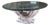 A Unique Glass-Top Coffee Table Featuring a Sculptural Seashell Base Shaped Like an Open Clam 1960s For Sale