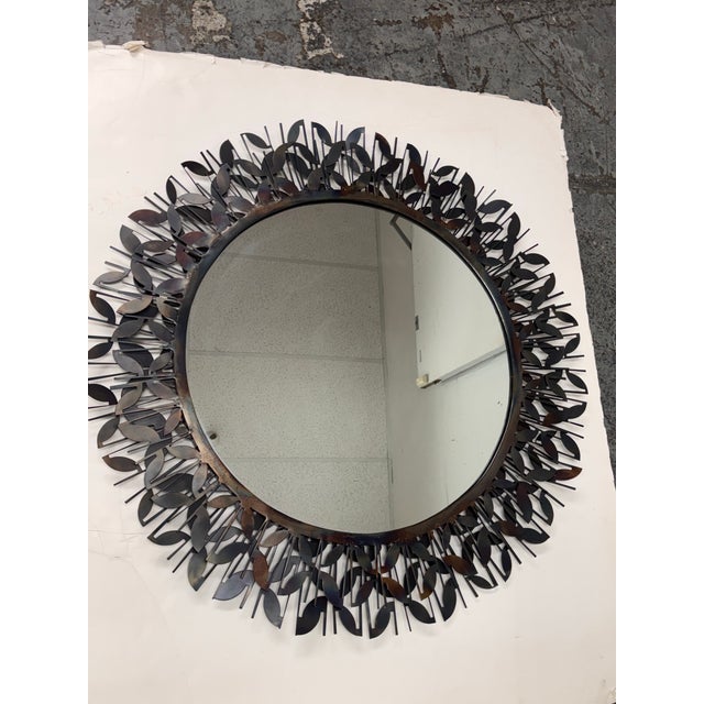 2020s Gold Leaf Design Group Gianna Mirror For Sale - Image 5 of 12