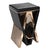 "Maschera" Barstool With Bronze and Stainless Steel, Hand Crafted For Sale In Los Angeles - Image 6 of 8