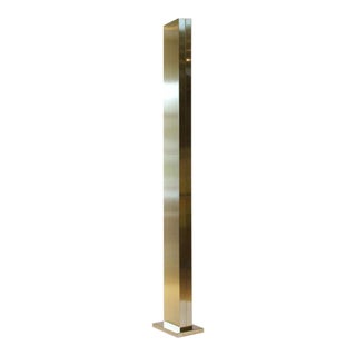 Casella Brass "Skyscraper" Floor Lamp For Sale