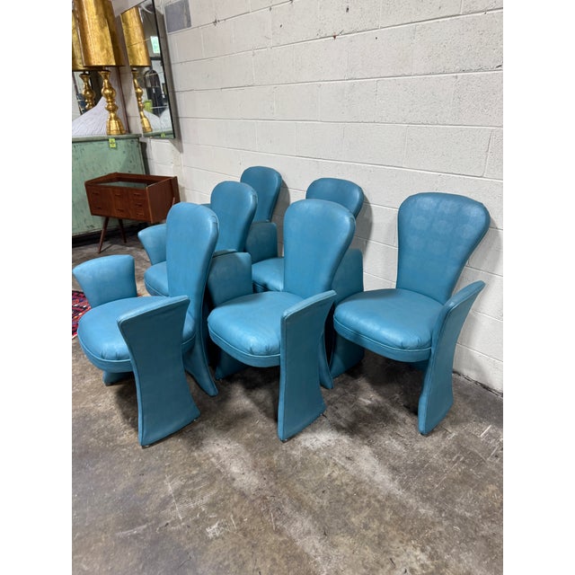 Modern Post Modern Wing Dining Chairs - Set of 6 For Sale - Image 3 of 11