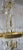 Vintage 1990s Neoclassical Brass & Crystal Bell-Jar Pendant Chandelier For Sale - Image 11 of 12