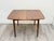 Beautiful mid century modern solid walnut wood expandable dining table professionally restored