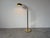 Vintage Hollywood Regency Brass Shell Shade Floor Lamp For Sale - Image 4 of 12