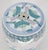 Hand-painted porcelain garden stool with Famille Verte decor. The painting is underglaze. The sides of the stool are cut...