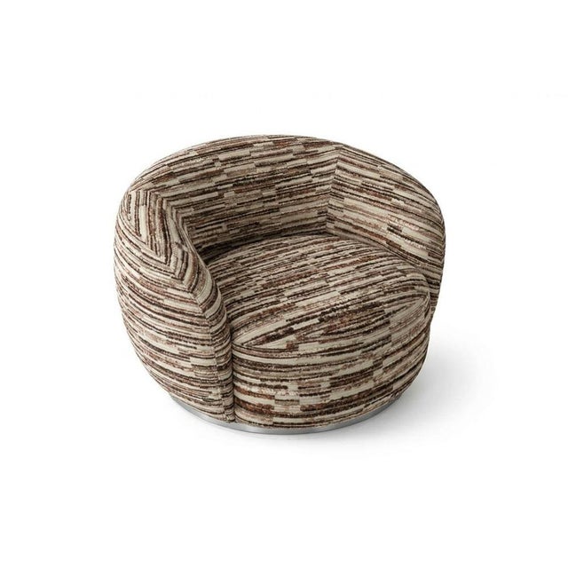 Tregua Swivel Chair by Moanne For Sale - Image 6 of 7