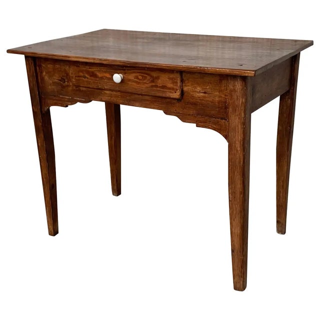 Early 20th Spanish Mobila Country Farm Writing Desk For Sale - Image 9 of 9