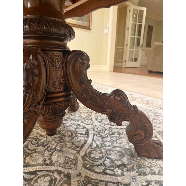 Traditional Late 20th Century Dining Table For Sale - Image 3 of 3