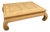Ming Style Blonde Burlwood Scene Two Coffee Table by Henredon For Sale