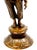 Bronze Antique South Indian Chola-Style Bronze Goddess Sculpture, on Lotus Base For Sale - Image 8 of 12