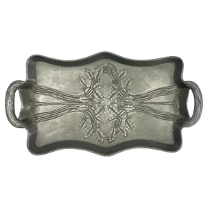 Art Nouveau Pewter Tray from C. Kurz & Company, Tiel, Netherlands, 1930s