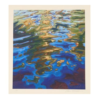 "Topography", Abstract, Iris Giclee, Artist Elena Madden For Sale