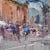 Renzo Piccoli, Urban Landscape, Painting For Sale - Image 5 of 8