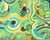 This captivating monumental abstract oil painting serves as a vibrant masterclass in geometric form and color theory....