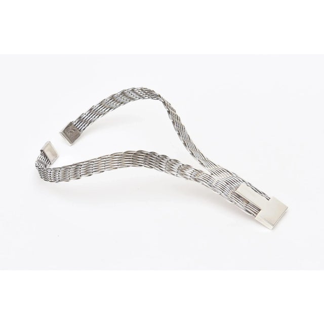 This is part of Chairish’s Costume Jewelry assortment. This lovely french vintage necklace is sterling silver and is...