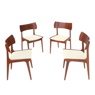 Danish Mid-Century Modern Teak Dining Chairs - Set of 4 For Sale