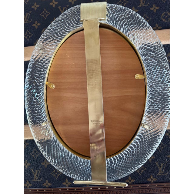 Oval Murano Glass Photo Frame, 2000s For Sale - Image 13 of 15