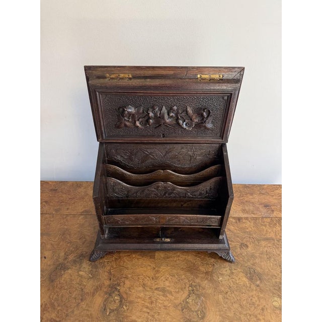Antique Black Forest Stationary Box, 1880 For Sale - Image 6 of 8
