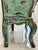 French Provincial Green Bombé Chest – Distressed Patina – Brass Hardware For Sale In Naples, FL - Image 6 of 8