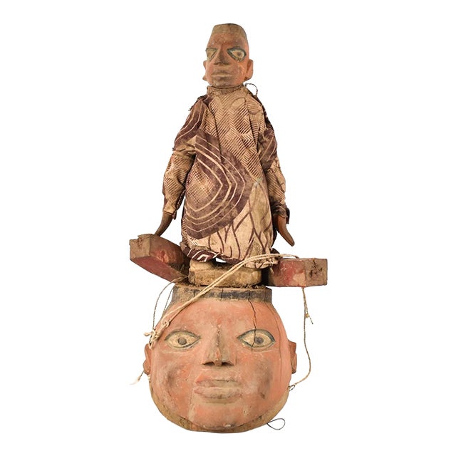 Early 20th Century Yoruba Figural Gelede Mask Nigeria For Sale