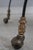Metal Wrought Iron Mahogany Rolling Bar Cart For Sale - Image 7 of 12