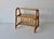 Mid-Century Modern Mid-Century French Style Bentwood Bamboo Rattan Magazine Book Newspaper Rack Caddy Vintage For Sale - Image 3 of 12